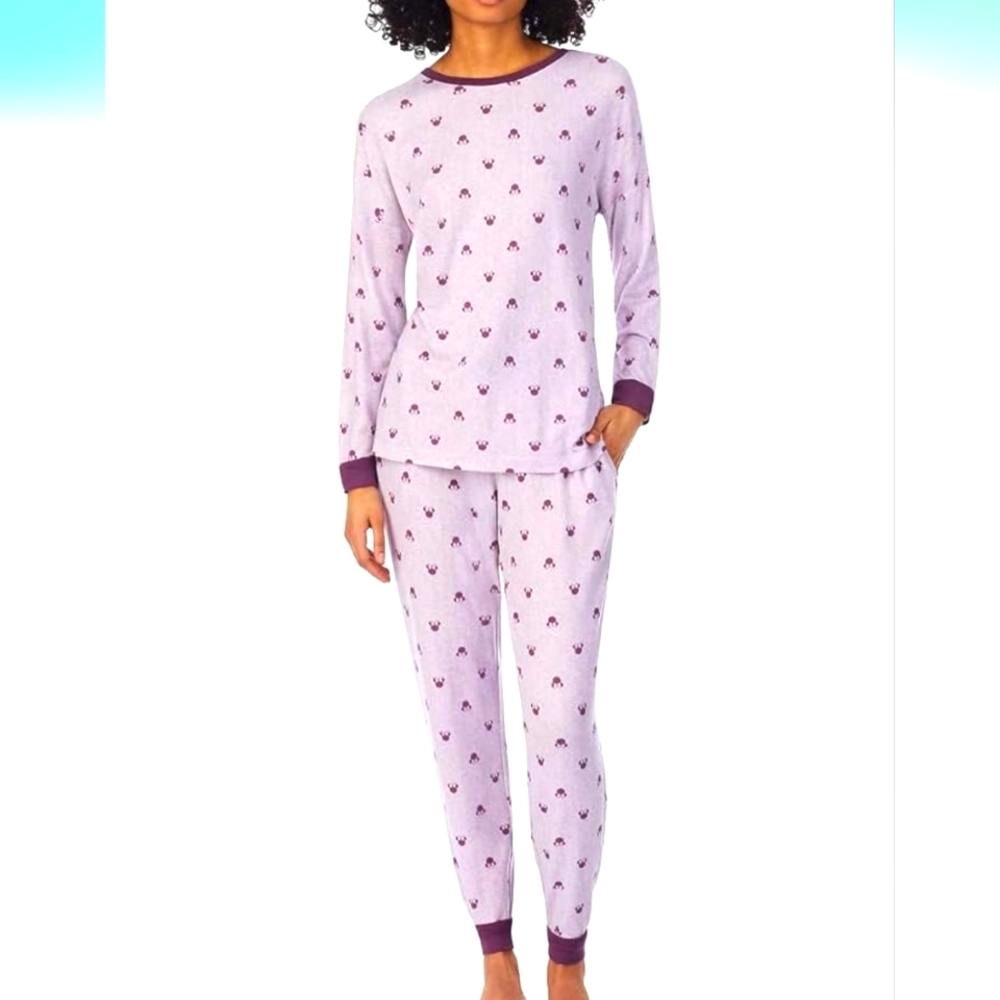 Disney Purple Pajama Set Size XL